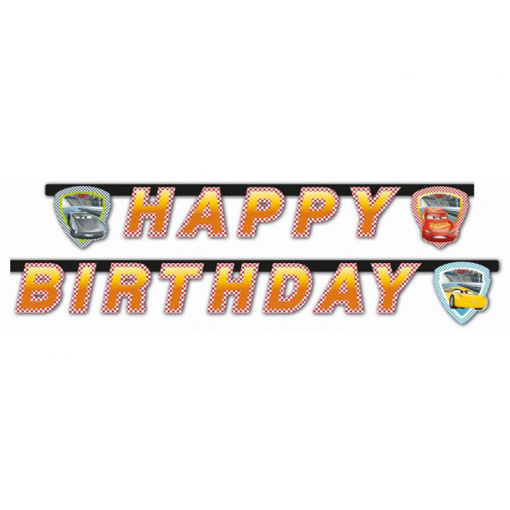 Picture of CARS 3 HAPPY BIRTHDAY  BANNER 200CM
